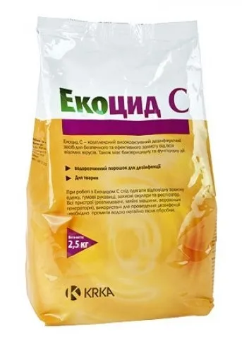 Экоцид-С, порошок, 2,5 кг фото 2 Экоцид-С, порошок, 2,5 кг фото 2