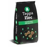 Сухой корм Терра Пёс, для щенков, 12 кг