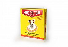 Капли Инсектал, от блох и клещей, для собак весом 4-10 кг