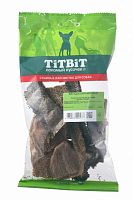 Лакомство для собак TitBit, Копыто мясное говяжье, в мягкой упаковке+ АКЦИЯ хрустики говяжьи, 220 г